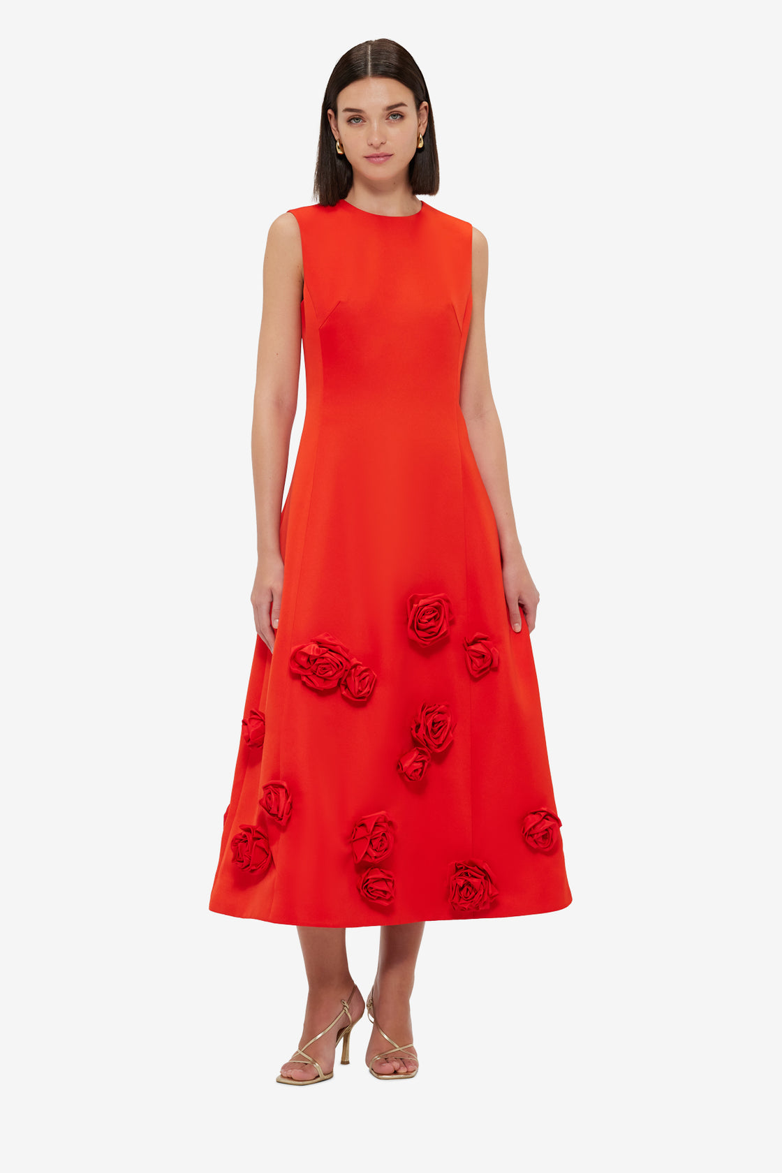 Cleo Sleeveless Midi Dress - Scarlet Dress Midi