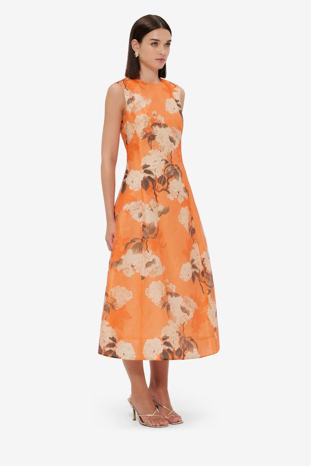 Exclusive LEO LIN Cleo Sleeveless Midi Dress