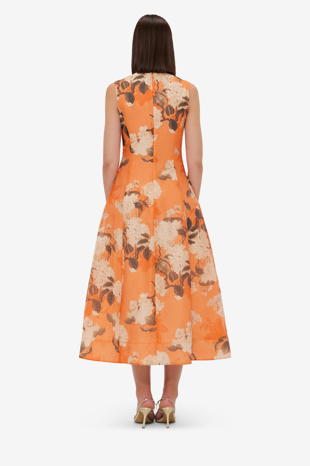 Exclusive LEO LIN Cleo Sleeveless Midi Dress