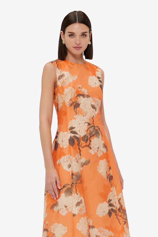 Exclusive LEO LIN Cleo Sleeveless Midi Dress