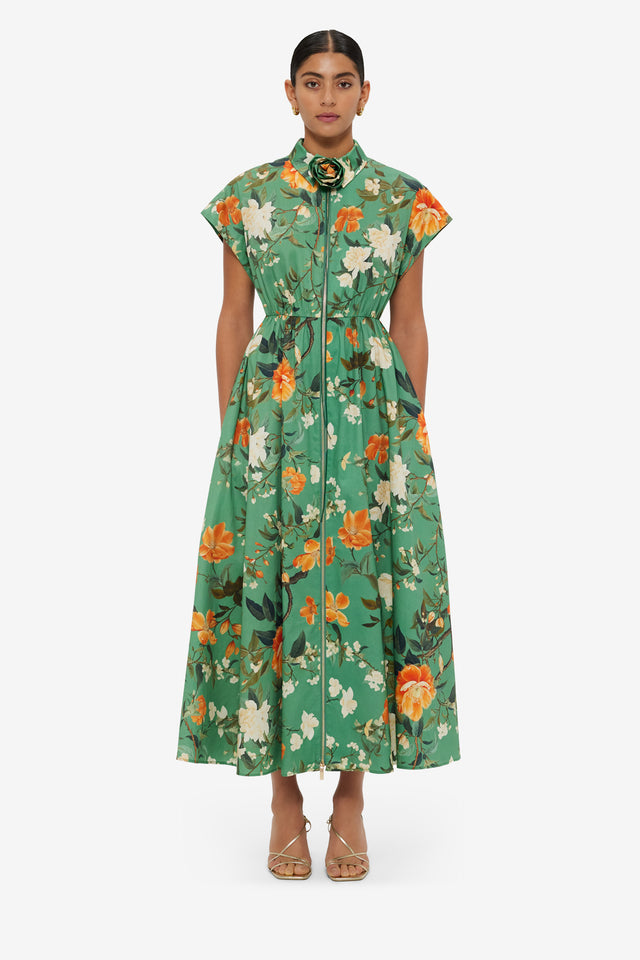 Exclusive LEO LIN Anita Pocket Shirt Midi Dress