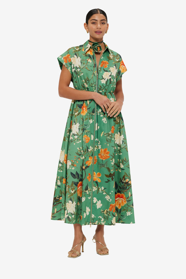 Exclusive LEO LIN Anita Pocket Shirt Midi Dress