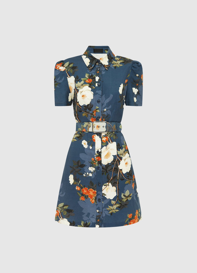 Exclusive Leo Lin Bronte Mini Dress - Pear Blossom Print