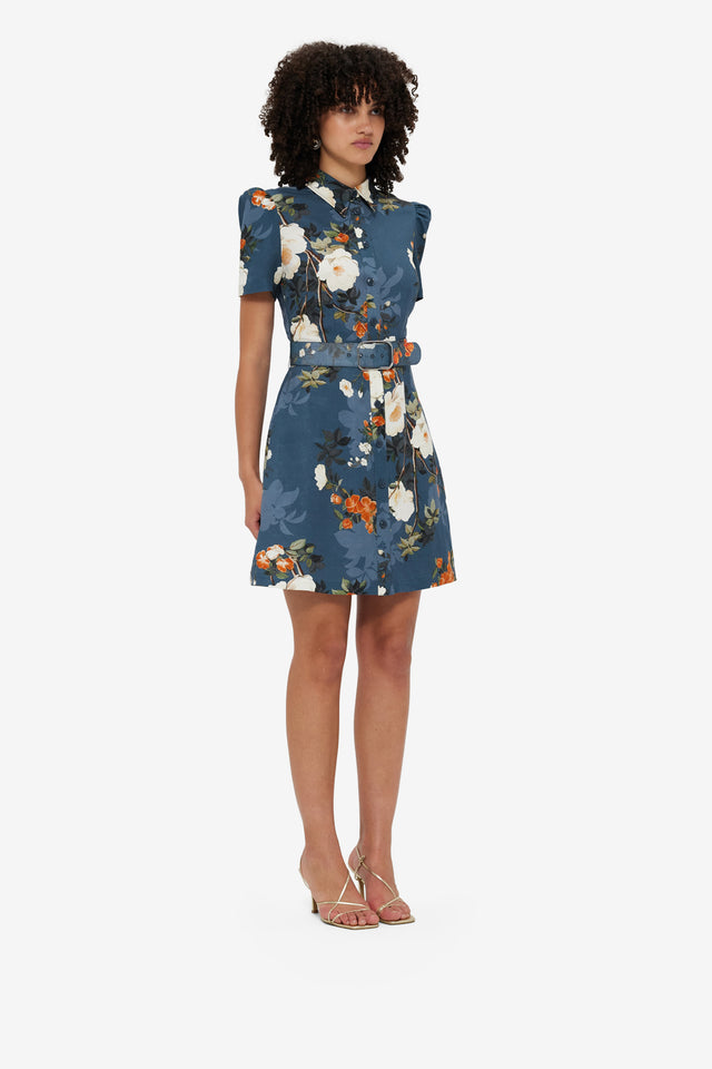 Exclusive Leo Lin Bronte Mini Dress - Pear Blossom Print