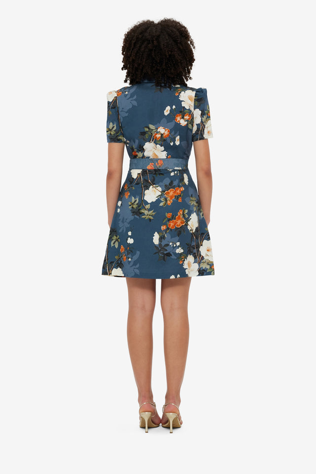 Exclusive Leo Lin Bronte Mini Dress - Pear Blossom Print