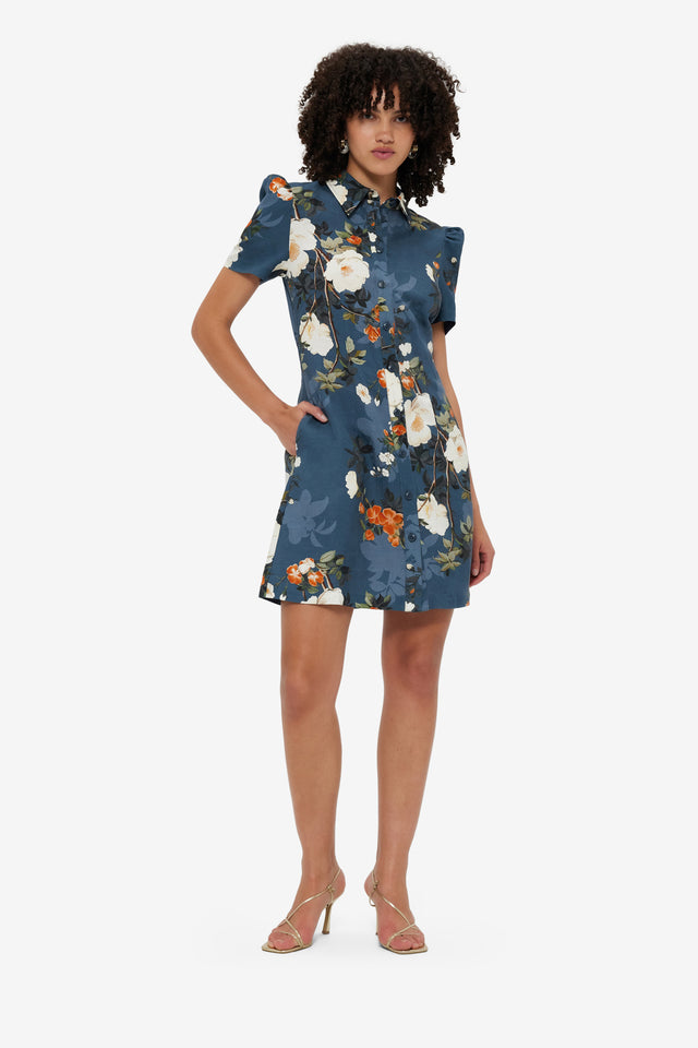 Exclusive Leo Lin Bronte Mini Dress - Pear Blossom Print