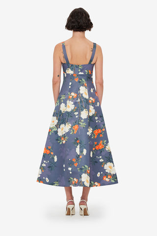 Exclusive Leo Lin Odette Midi Dress - Pear Blossom Print