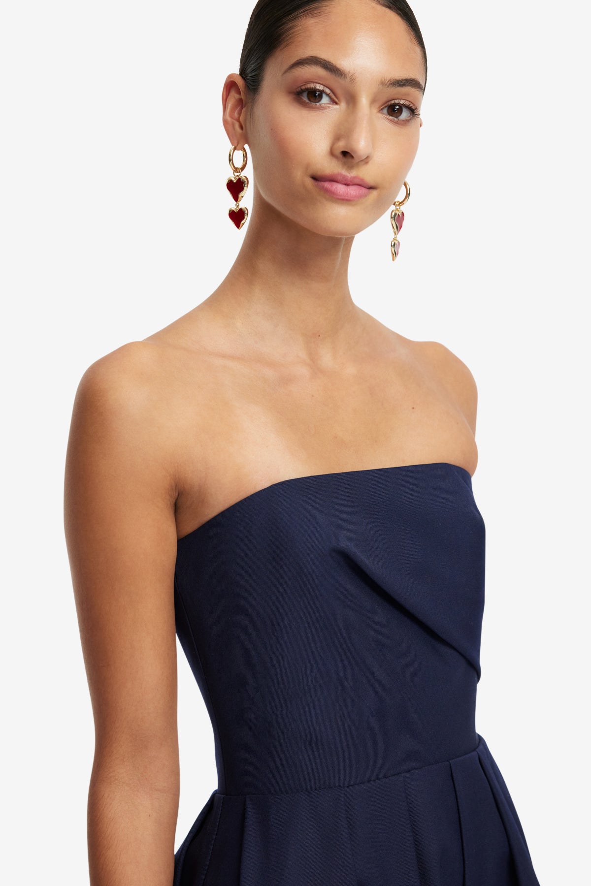 Lynn Bustier Midi Dress - Indigo – LEO LIN