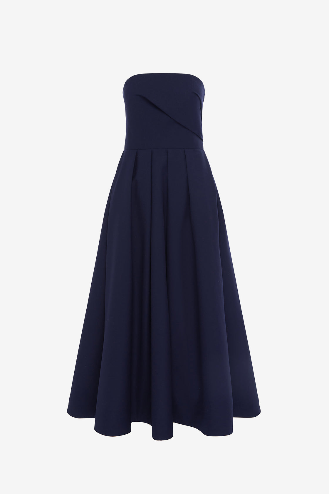 Exclusive LEO LIN Lynn Bustier Midi Dress - Indigo