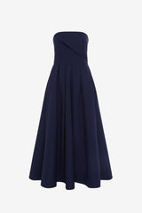 Lynn Bustier Midi Dress - Indigo Dress Midi