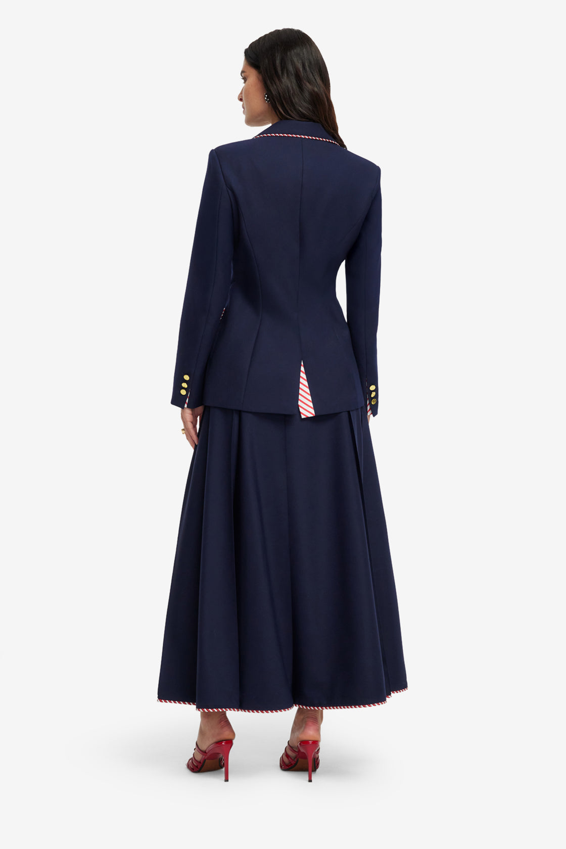 Exclusive LEO LIN Jillian Blazer - Indigo