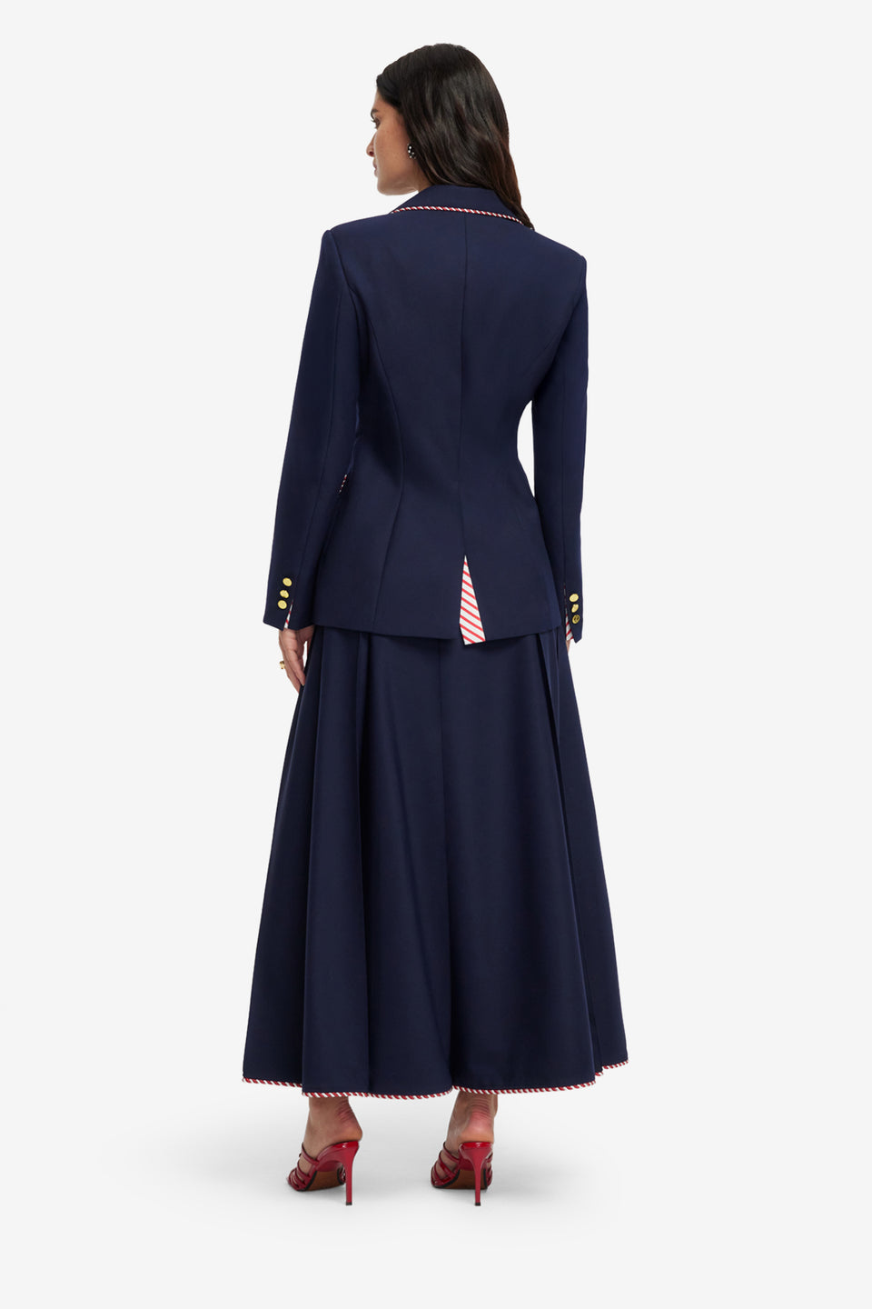 Exclusive LEO LIN Jillian Blazer - Indigo