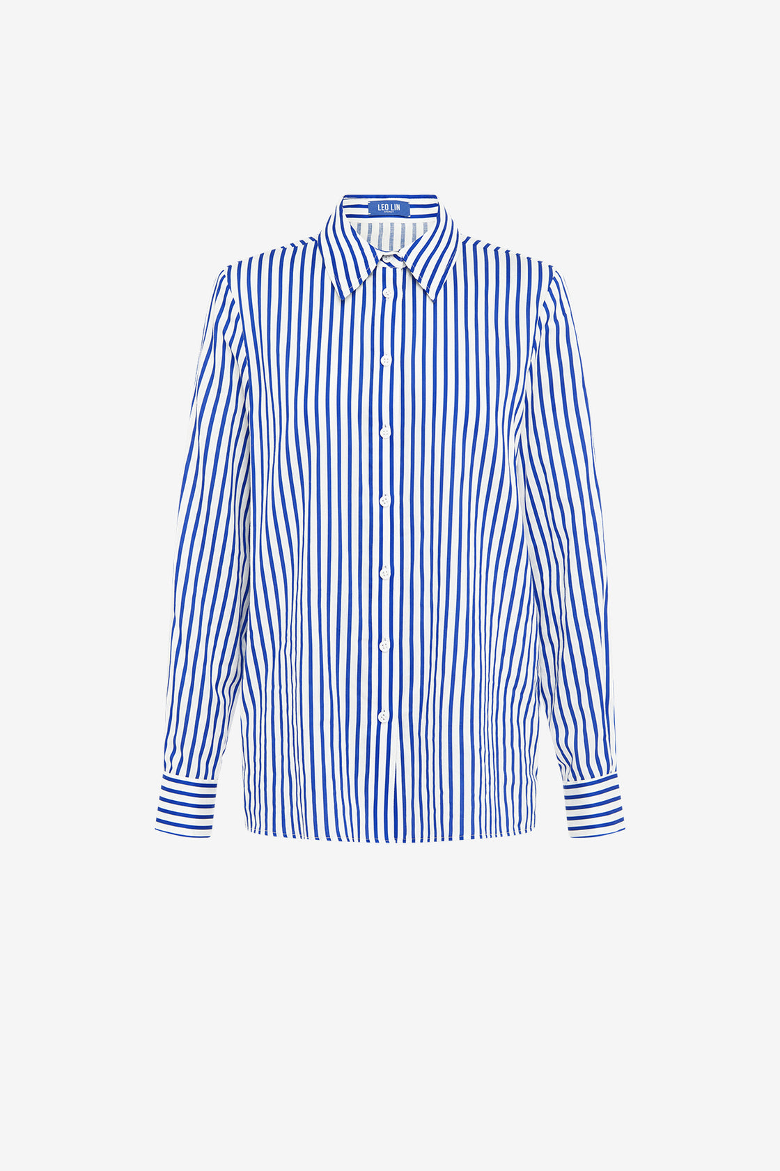 Exclusive LEO LIN Rosaline Striped Shirt - Navy