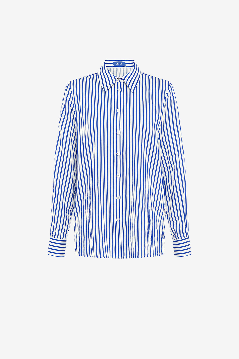 Exclusive LEO LIN Rosaline Striped Shirt - Navy