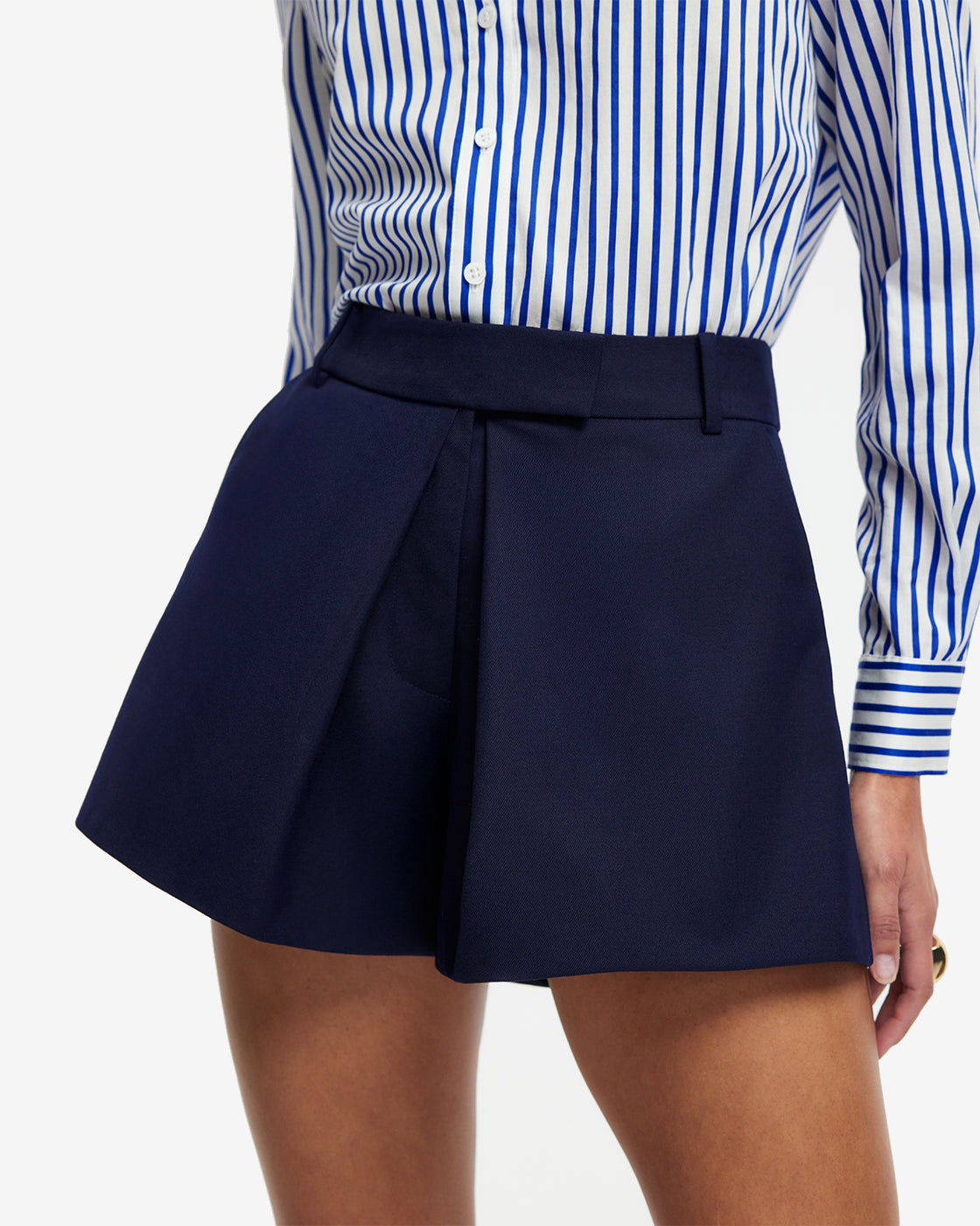 Exclusive LEO LIN Josie Shorts - Indigo