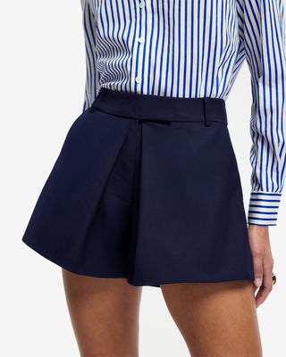 Exclusive LEO LIN Josie Shorts - Indigo