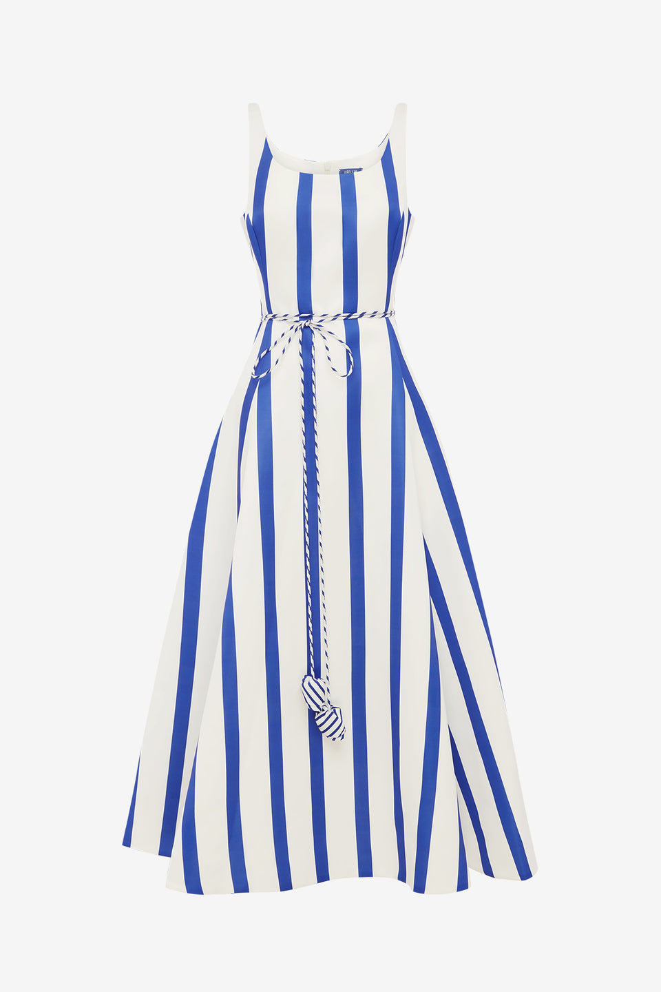 Exclusive LEO LIN Serafina Striped Maxi Dress - Navy