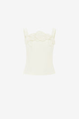 Isadora Appliqué Top - Vanilla Tops