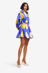Kathleen Linen Blouse - Pear Print Blouse/Shirts