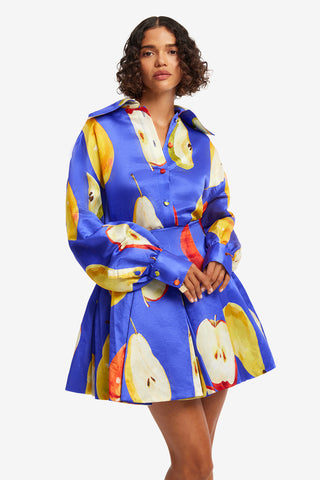 Exclusive LEO LIN Kaity Skirt - Pear Print