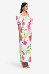 Arabella Maxi Dress - Floral Pear Print Dress Maxi