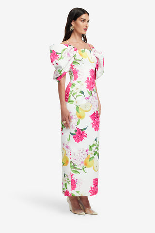 Exclusive LEO LIN Arabella Maxi Dress - Floral Pear Print
