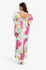 Arabella Maxi Dress - Floral Pear Print Dress Maxi