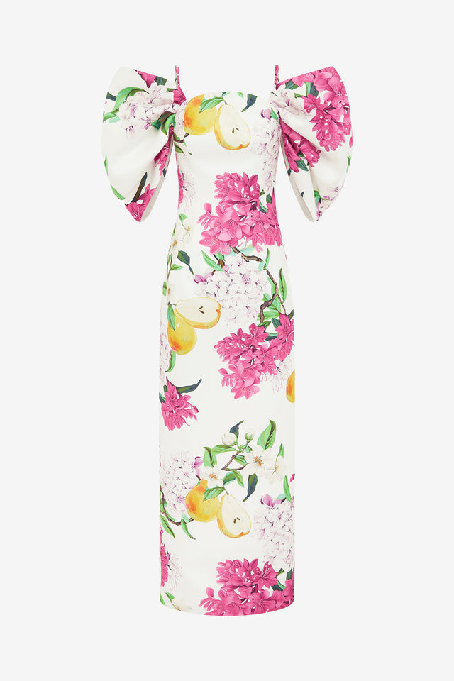 Exclusive LEO LIN Arabella Maxi Dress - Floral Pear Print