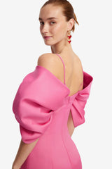 Arabella Appliqué Maxi Dress - Pink Dress Maxi
