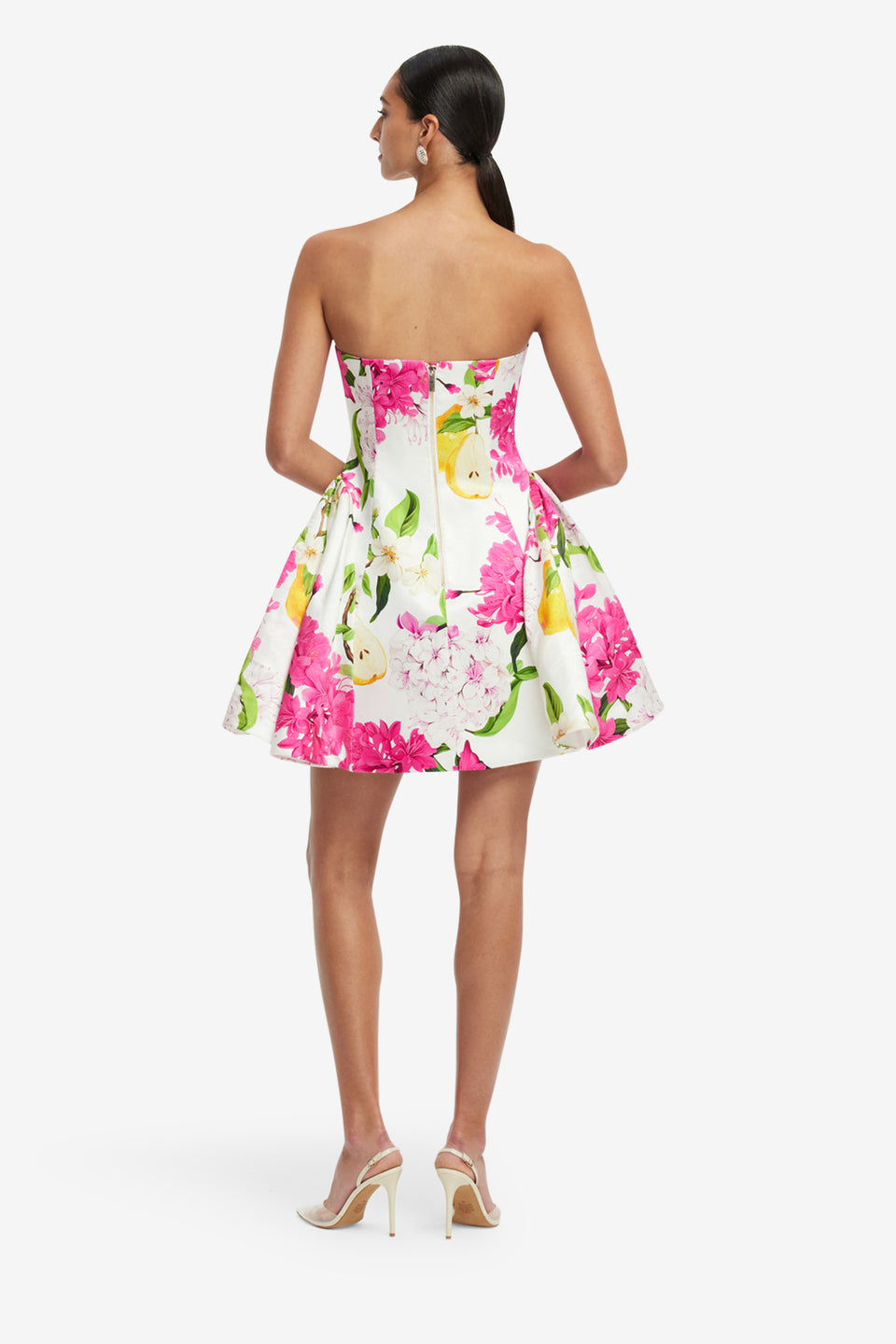 Exclusive LEO LIN Reese Bustier Mini Dress - Floral Pear Print