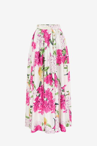 Exclusive LEO LIN Reinette Skirt - Floral Pear Print