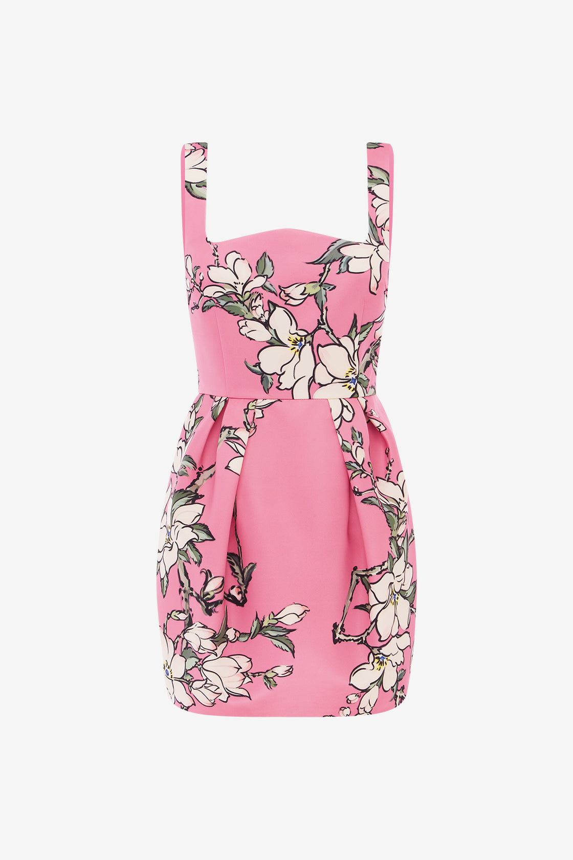 Exclusive LEO LIN Piper Mini Dress - Pink Magnolia Print