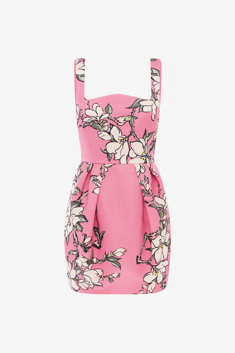 Exclusive LEO LIN Piper Mini Dress - Pink Magnolia Print