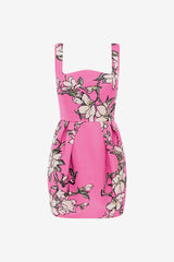 Piper Mini Dress - Pink Magnolia Print Dress Mini