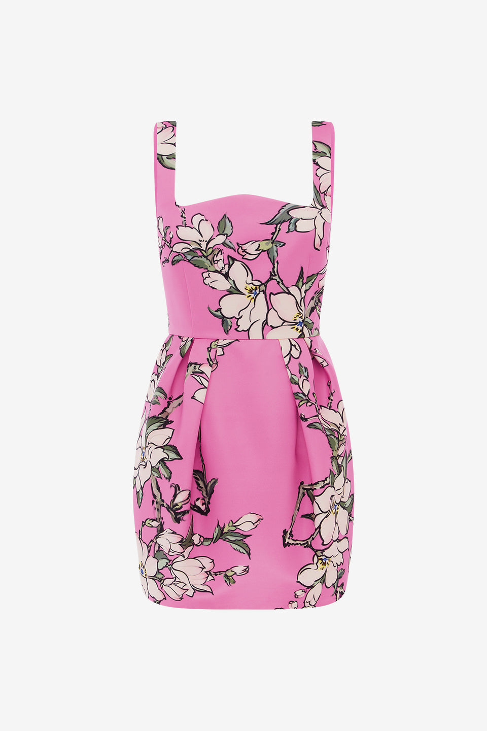 Exclusive LEO LIN Piper Mini Dress - Pink Magnolia Print