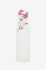 Rayna Appliqué Floral Maxi Dress - Floral Pear Print Dress Maxi