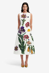 Cleo Beaded Midi Dress - Wildflowers Bundle