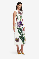 Cleo Beaded Midi Dress - Wildflowers Bundle