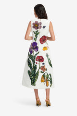 Cleo Beaded Midi Dress - Wildflowers Bundle