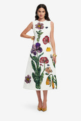 Cleo Beaded Midi Dress - Wildflowers Bundle