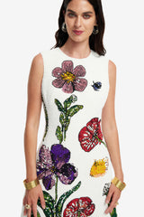 Cleo Beaded Midi Dress - Wildflowers Bundle