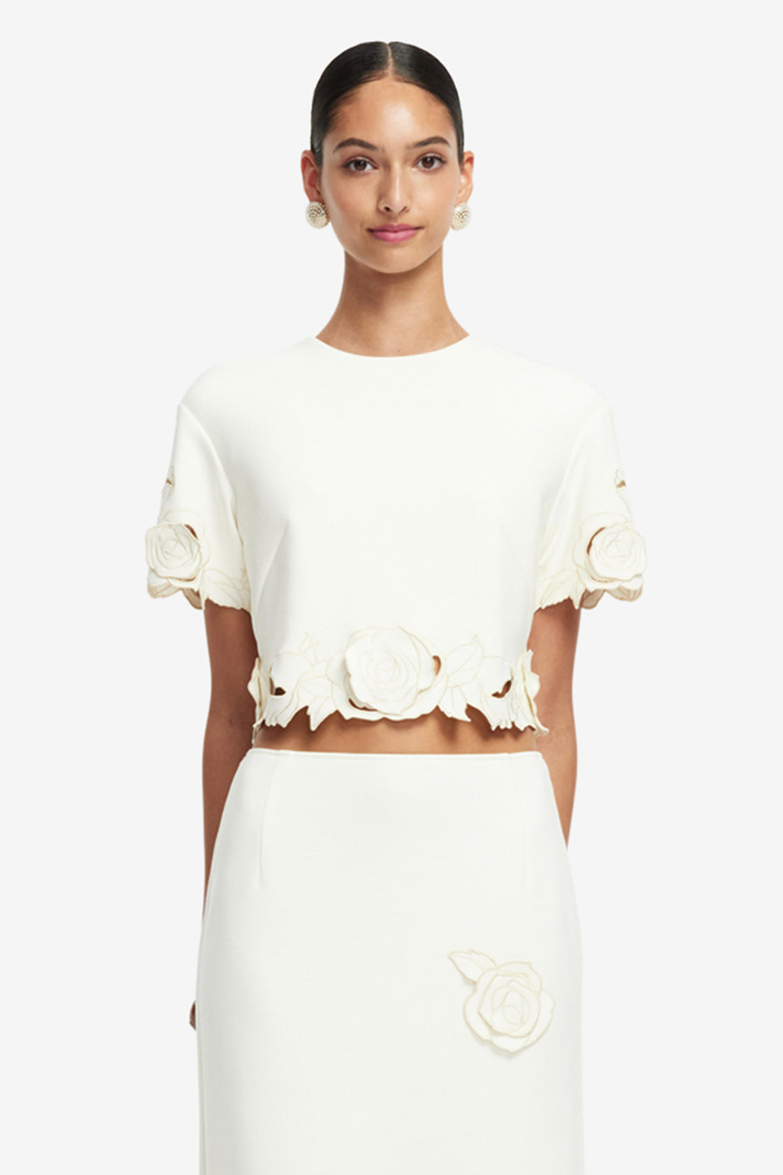 Exclusive LEO LIN Indie Sleeve Top - Vanilla