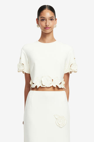 Exclusive LEO LIN Indie Sleeve Top - Vanilla