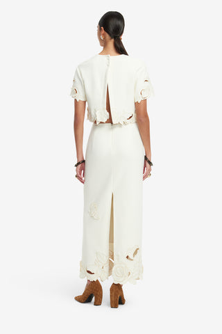 Exclusive LEO LIN Indie Sleeve Top - Vanilla