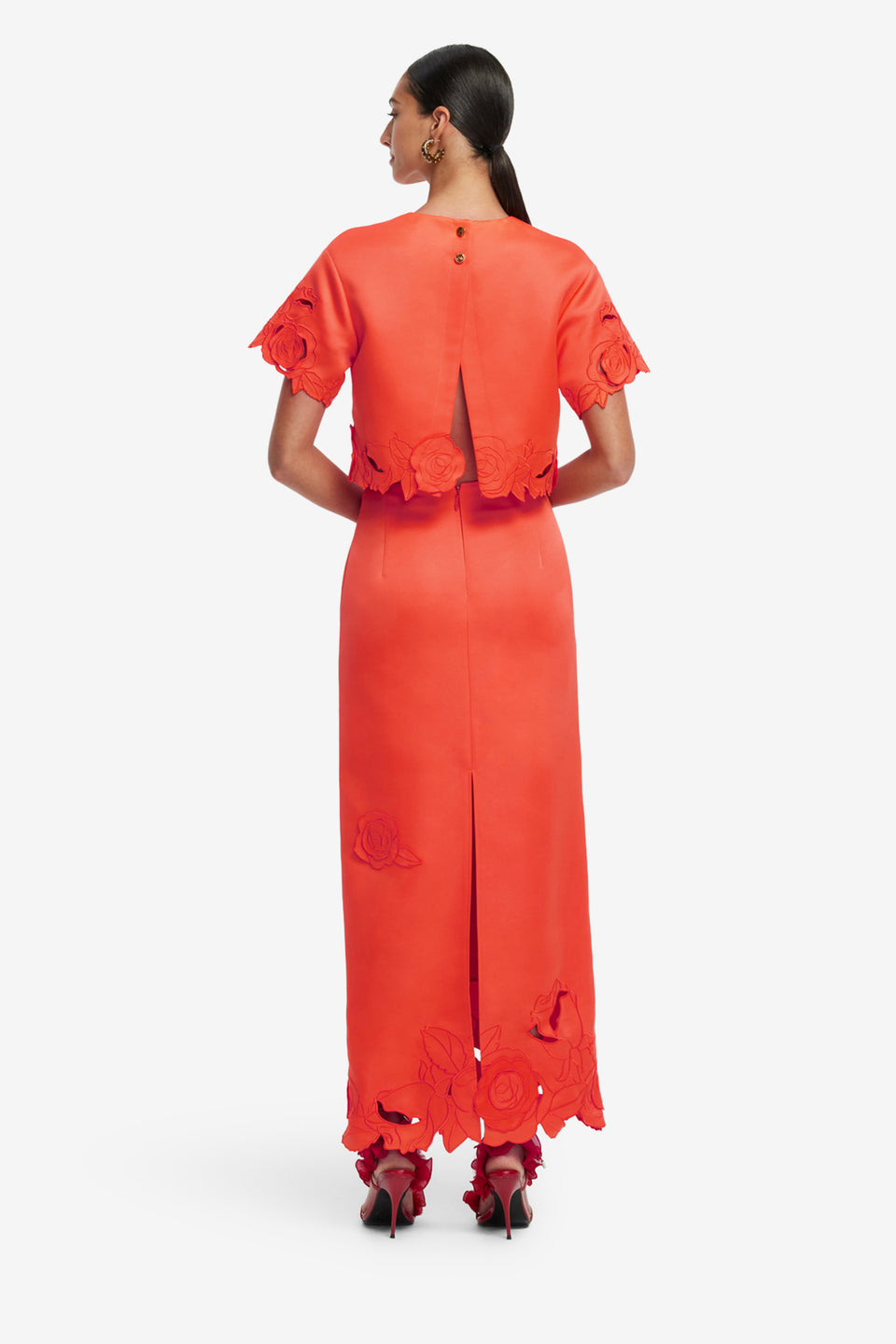 Exclusive LEO LIN Indie Sleeve Top - Saffron