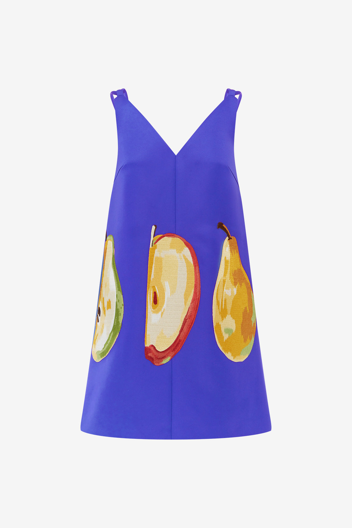 Taylor Embroidered Mini Dress - Pear Print LEO LIN Taylor Embroidered Mini Dress - Pear Print LEO LIN
