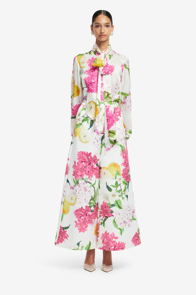 Exclusive LEO LIN Candied Pants - Floral Pear