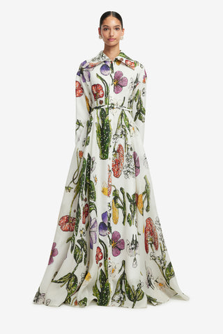 Exclusive LEO LIN Josephine Silk Gown - Wildflowers