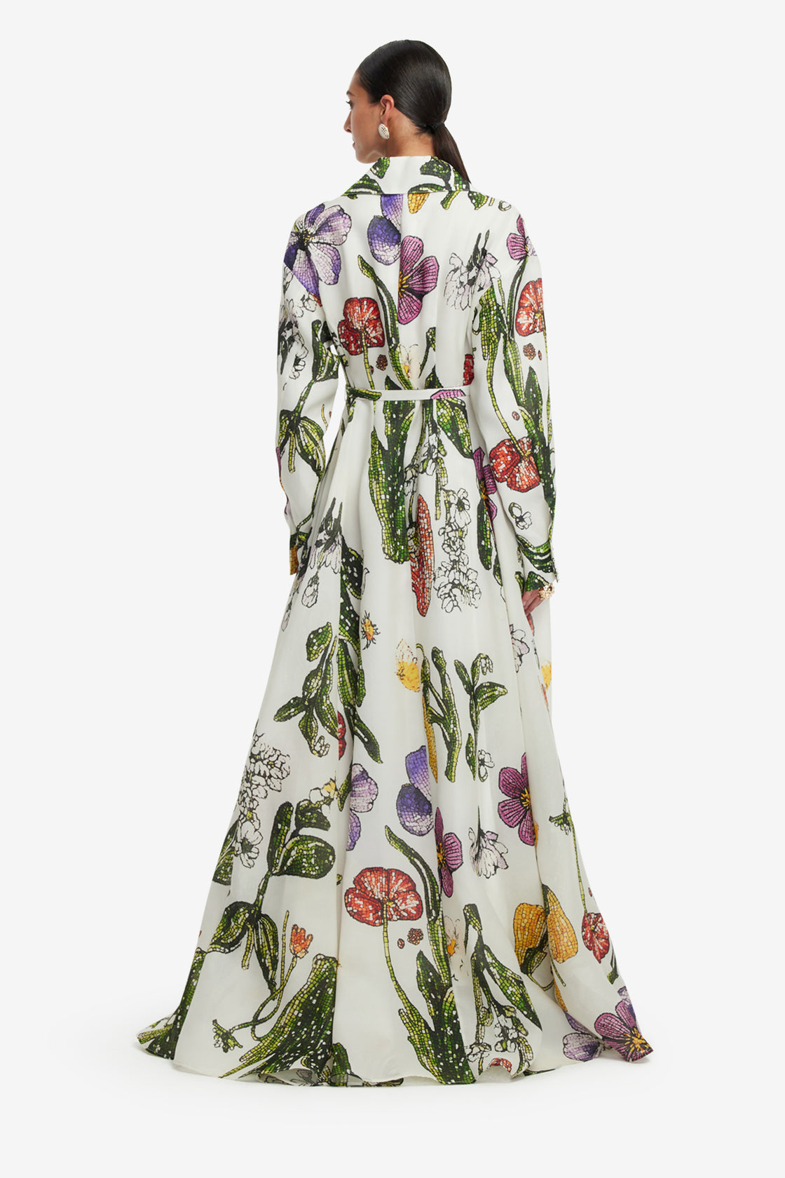 Exclusive LEO LIN Josephine Silk Gown - Wildflowers