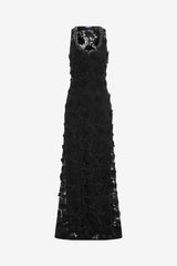 Helena Lace Embellished Maxi Dress - Ebony Dress Maxi